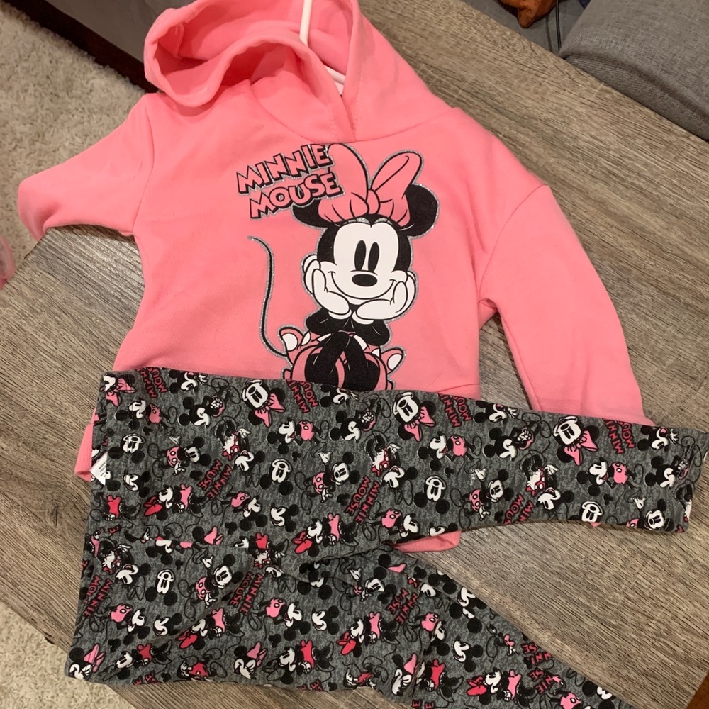 Girls Minnie Mouse set